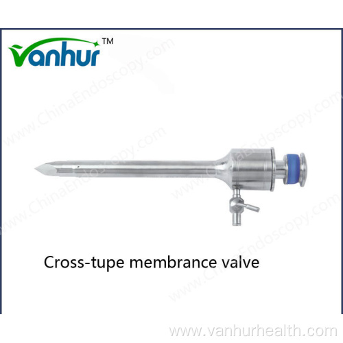 Cross-Type Membrance Valve Trocar